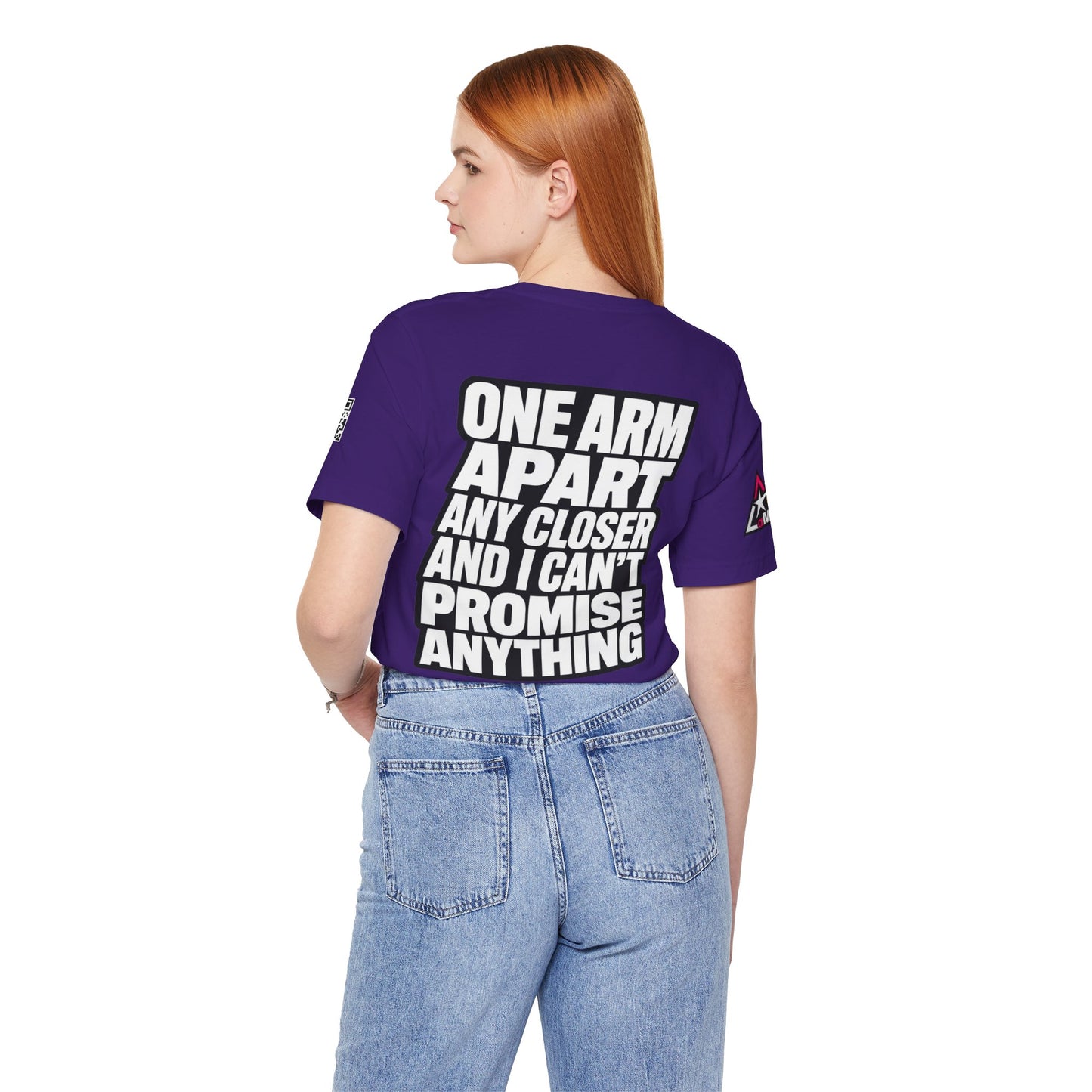 One Arm Apart – Funny Personal Space Graphic Tee