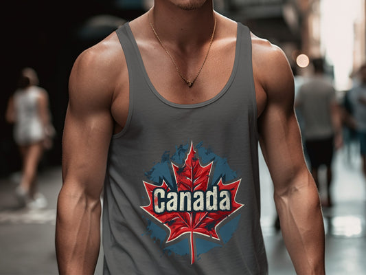 Canada Leaf Graphic Tank Top Unisex Casual Shirt product