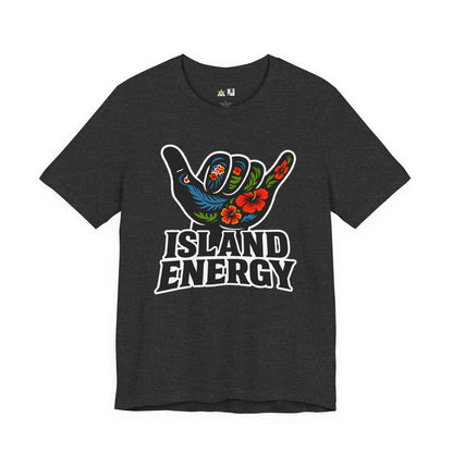 Island Energy Shaka Vibe – Unisex Streetwear Graphic Tee