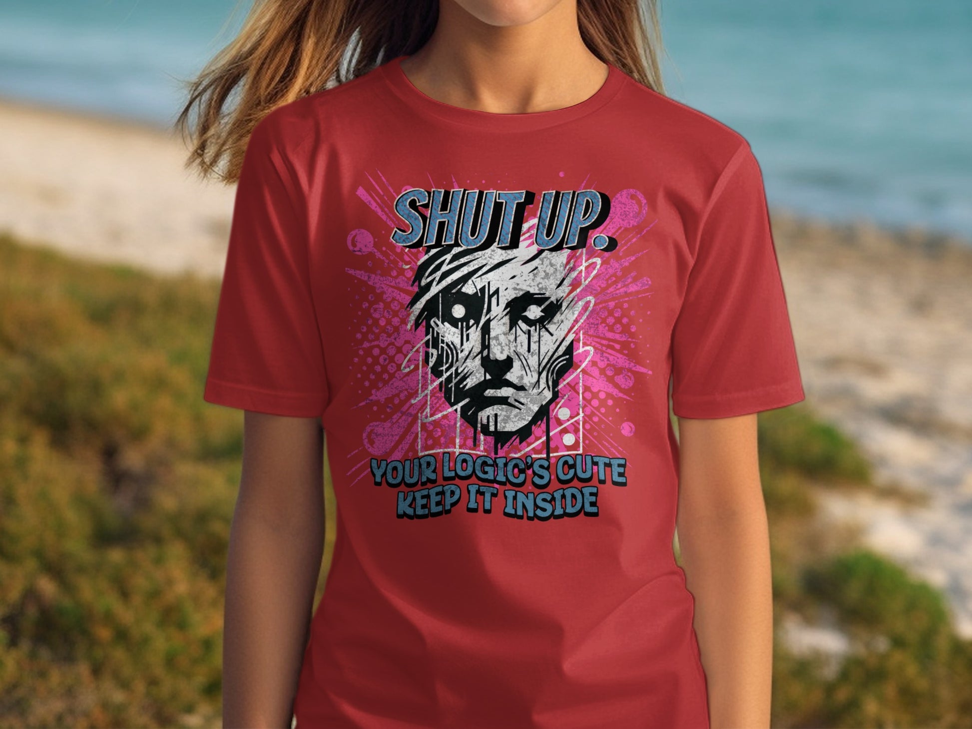 Shut Up Your Logic's Cute Graphic Tee product