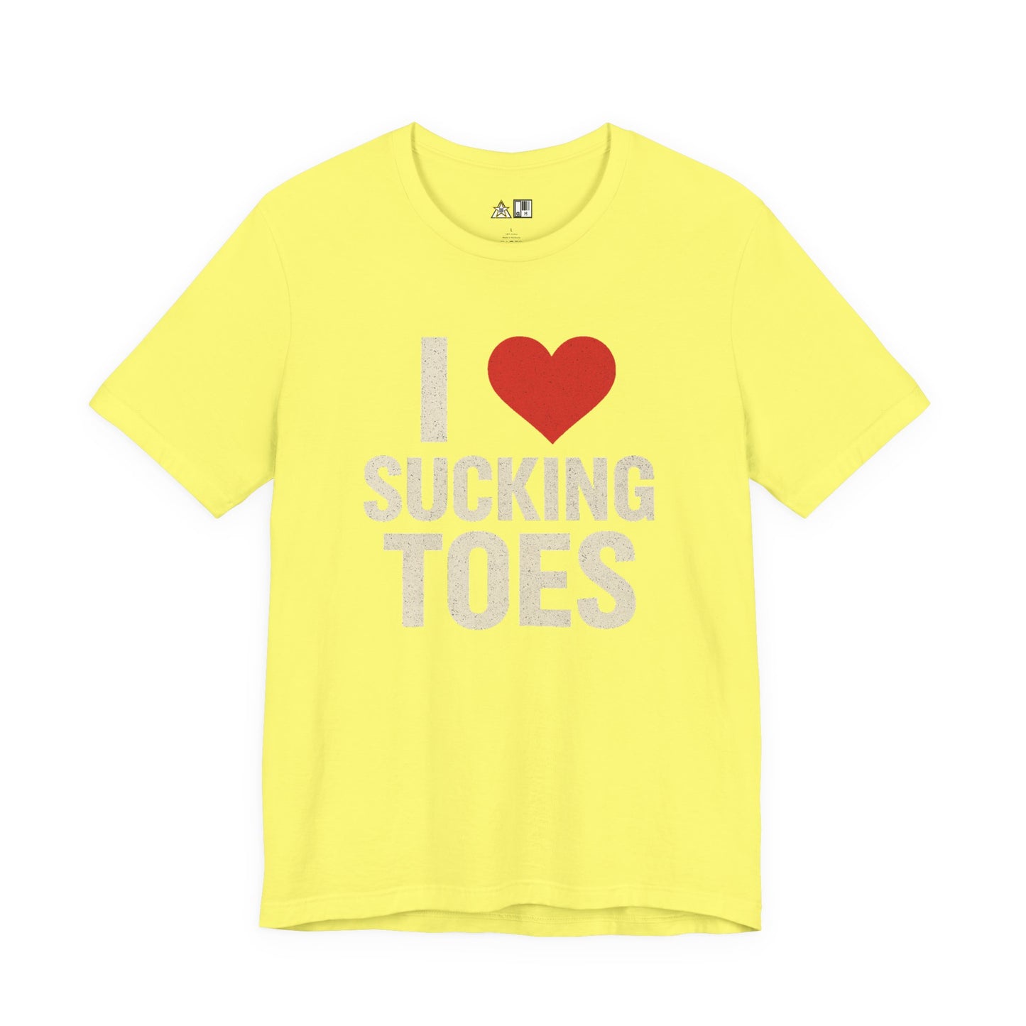 I ♥ SUCKING TOES Unapologetic Fetish Humor – Unisex Streetwear Graphic Tee