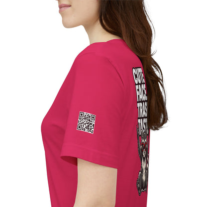 Cute Face, Trash Taste – Funny Raccoon Graphic Tee