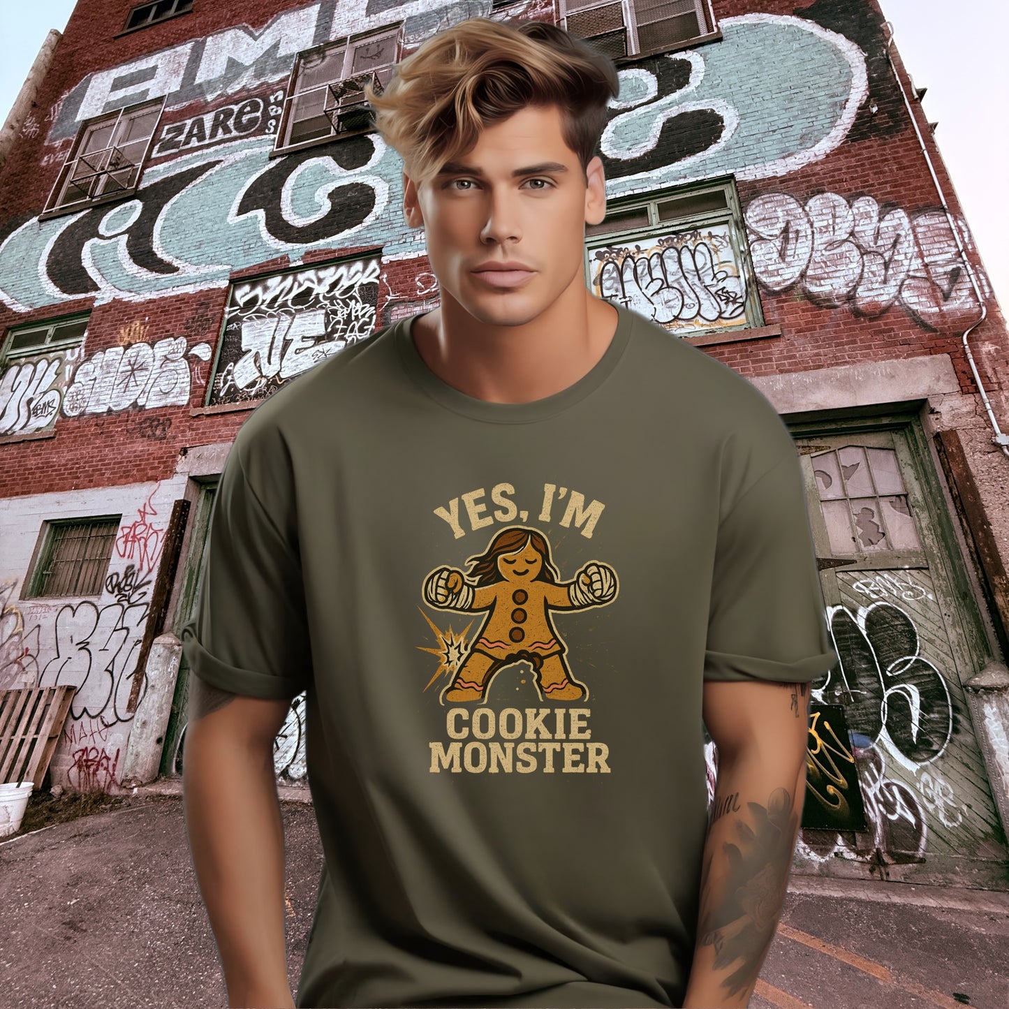 Yes I'm Cookie Monster Graphic T-Shirt product type