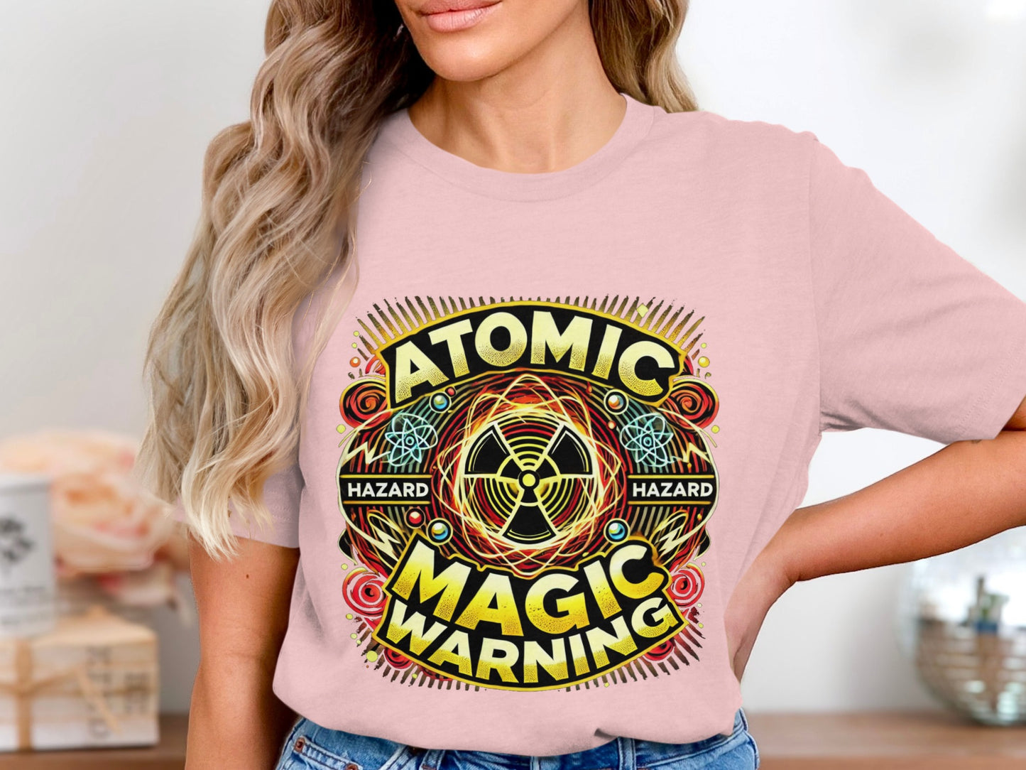 Atomic Magic Warning Hazard Graphic T-Shirt product