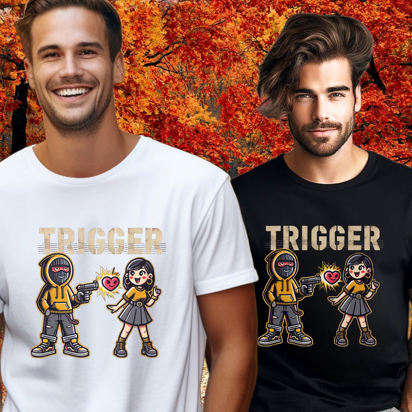 Trigger Animated Design Short Sleeve Tee product