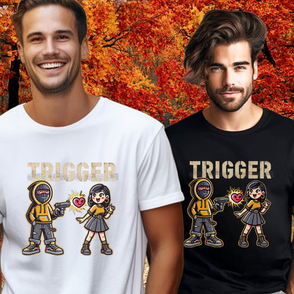Trigger Animated Design Short Sleeve Tee product