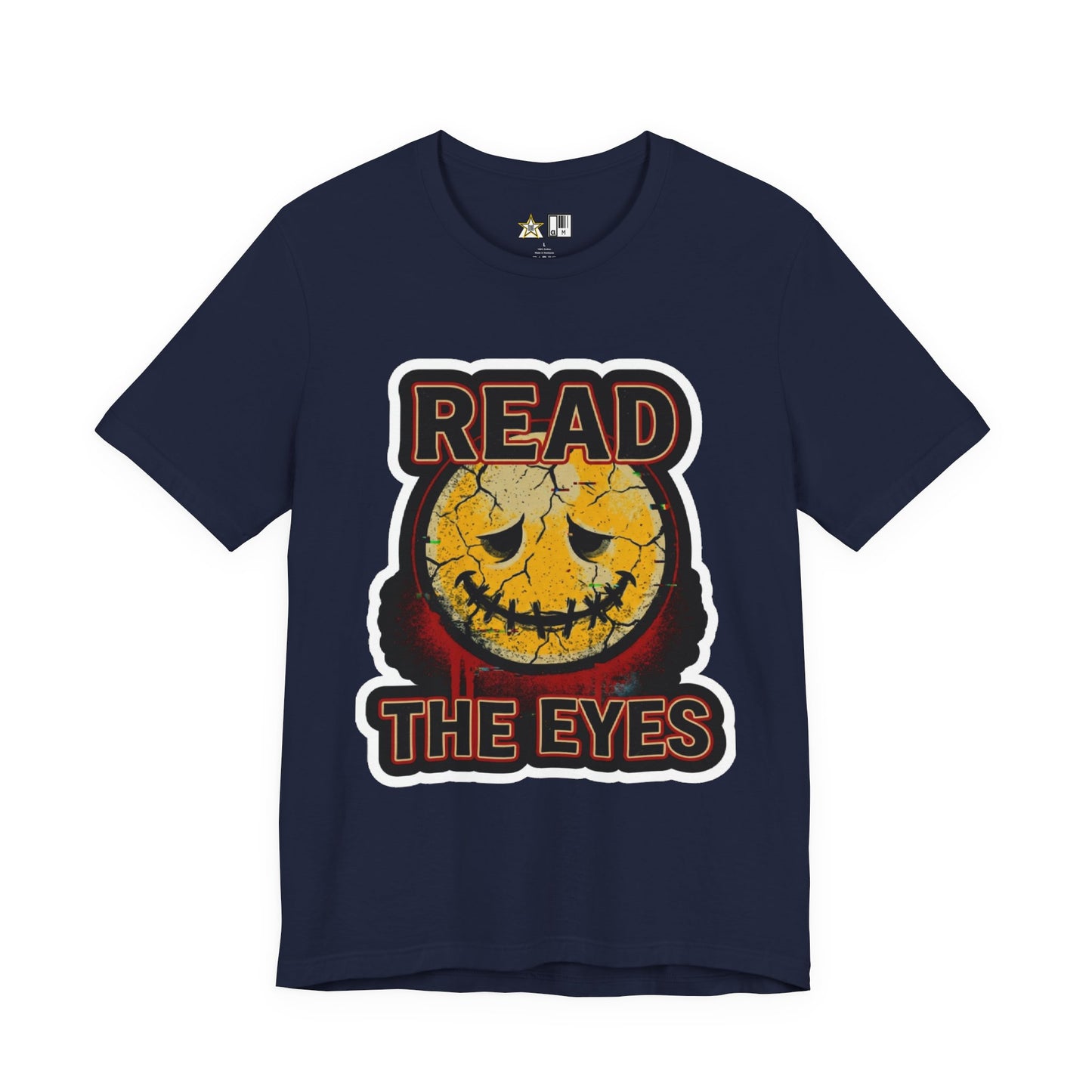 Read The Eyes unisex streetwear graphic tee