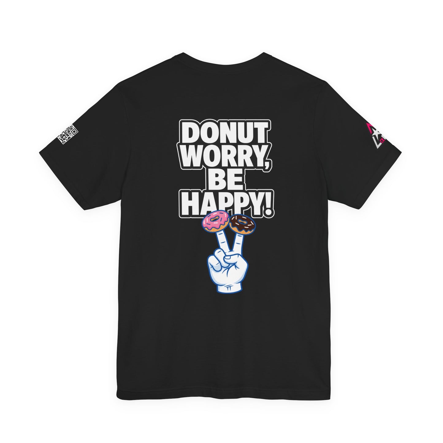 Donut Worry, Be Happy – Funny Donut Graphic Tee