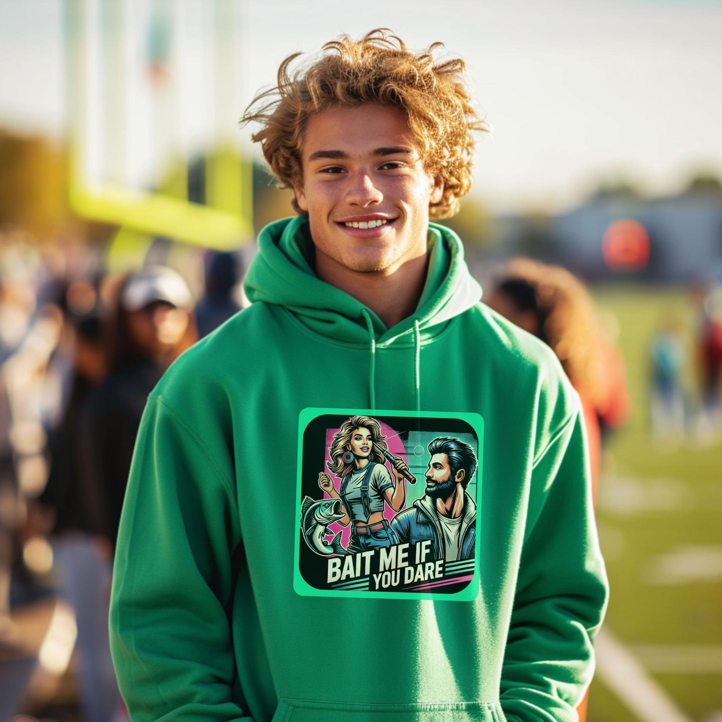 Bait Me If You Dare Graphic Printed Hoodie product