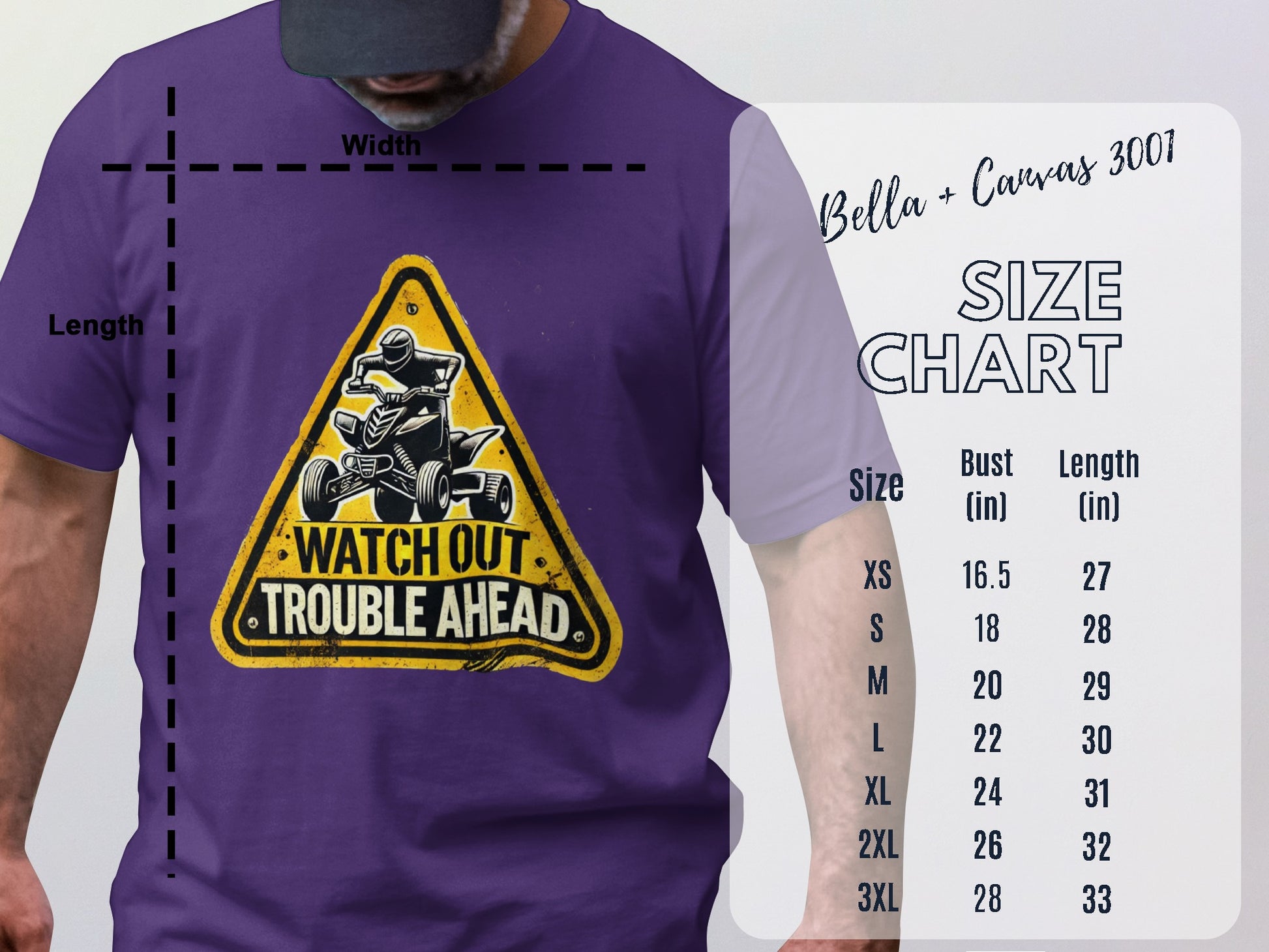 Watch Out Trouble Ahead Graphic Tee Shirt product type