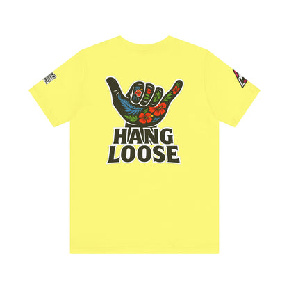 Hang Loose Graphic T-Shirt | Shaka Hand Tee | Tropical Surf Streetwear