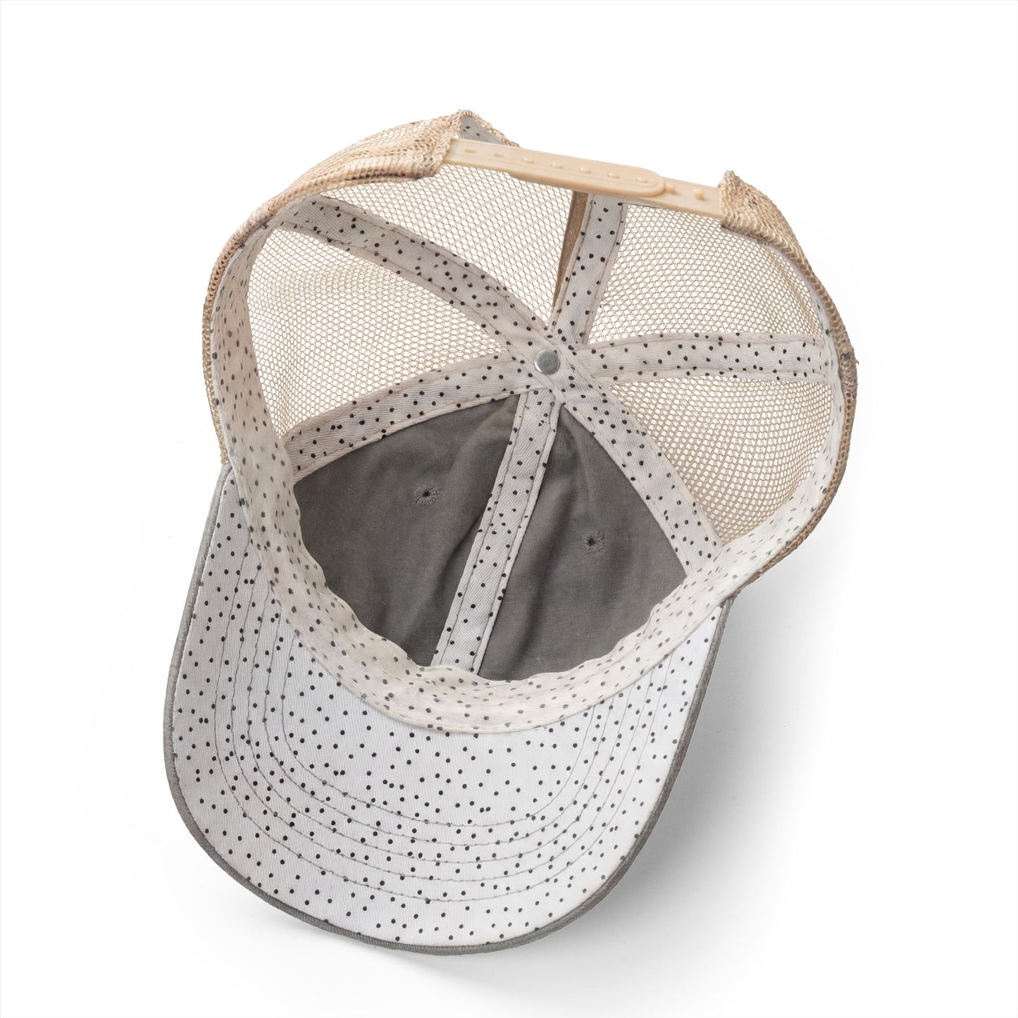UNHINGED Embroidered Washed Mesh-Back Cap | Funny Ponytail Baseball Hat | Casual Women's Cap