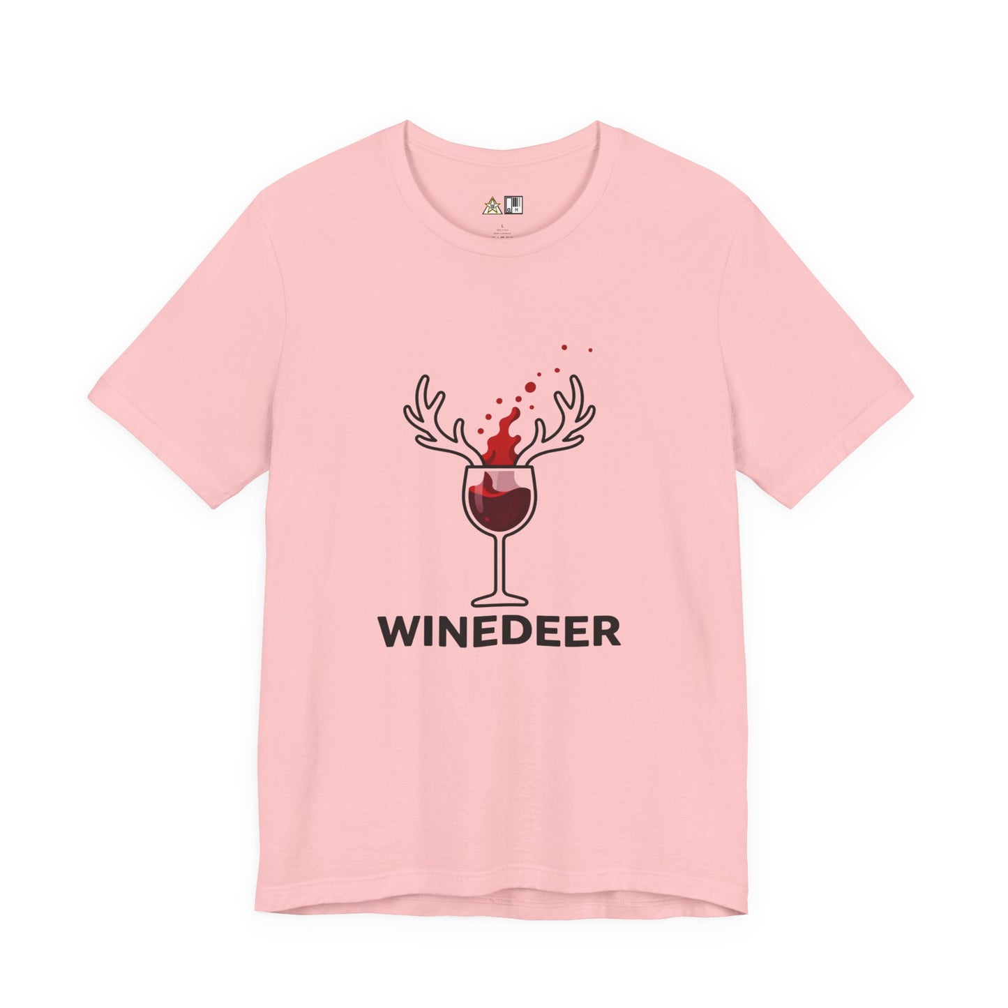 Wine Deer Authority – Unisex Bold Graphic Streetwear Tee