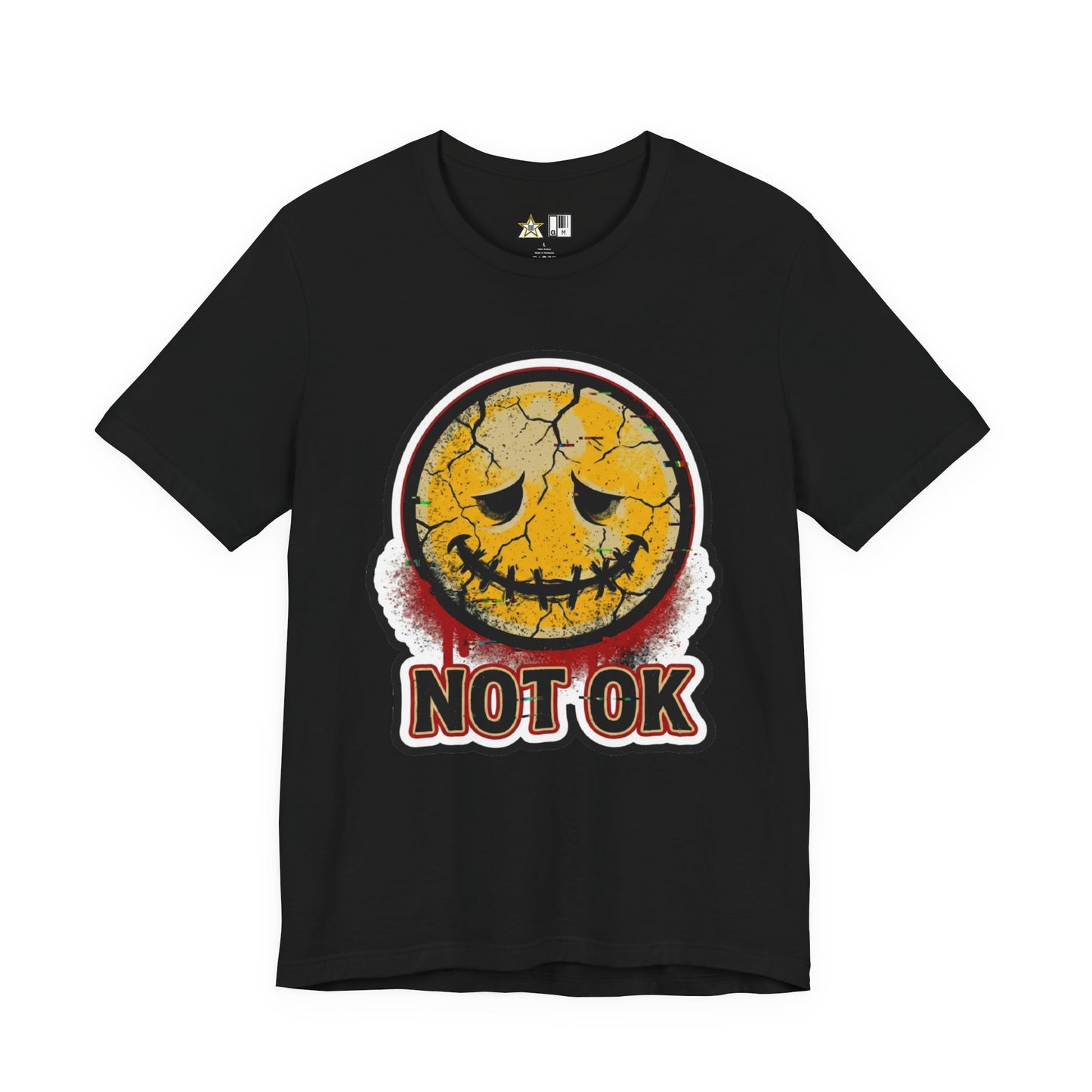 Not Ok unisex streetwear graphic tee