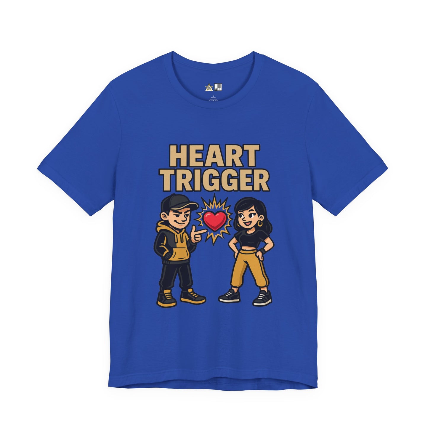 Heart Trigger – Unisex Streetwear Graphic Tee
