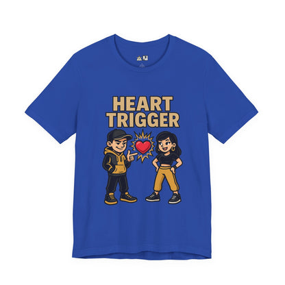 Heart Trigger – Unisex Streetwear Graphic Tee