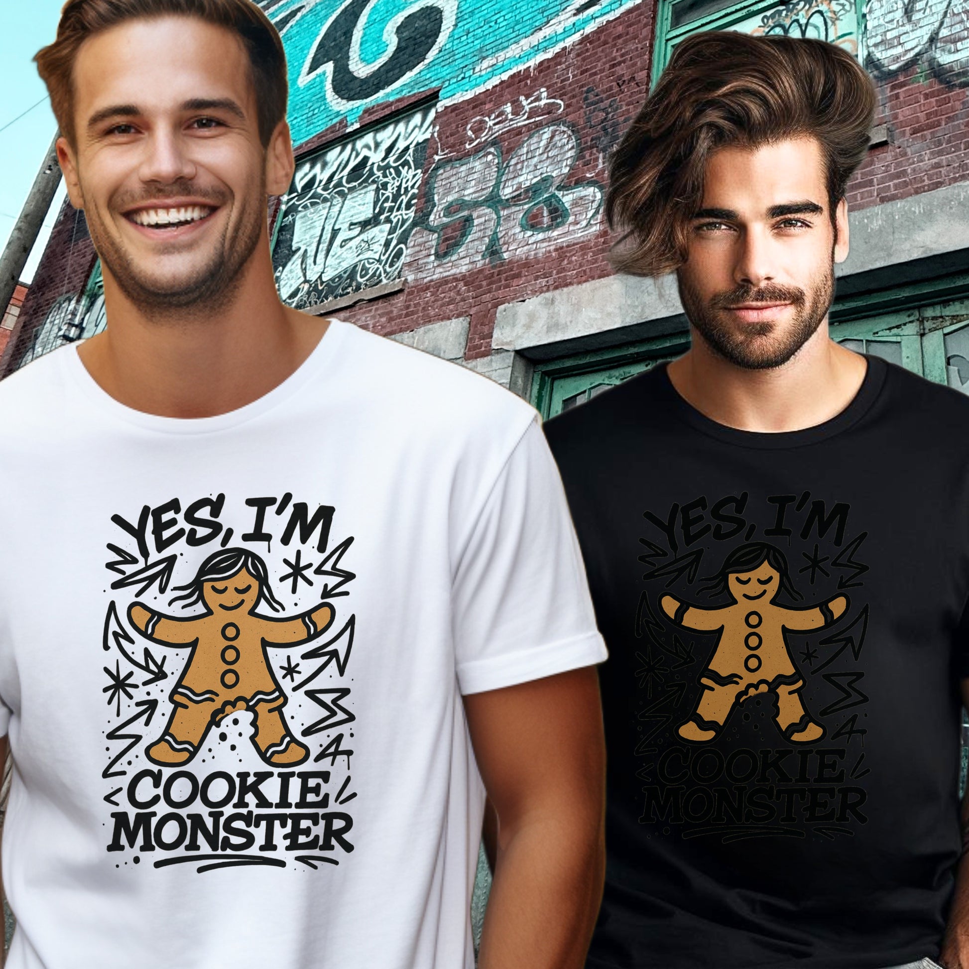 Yes I'm Cookie Monster Graphic T-Shirt product type