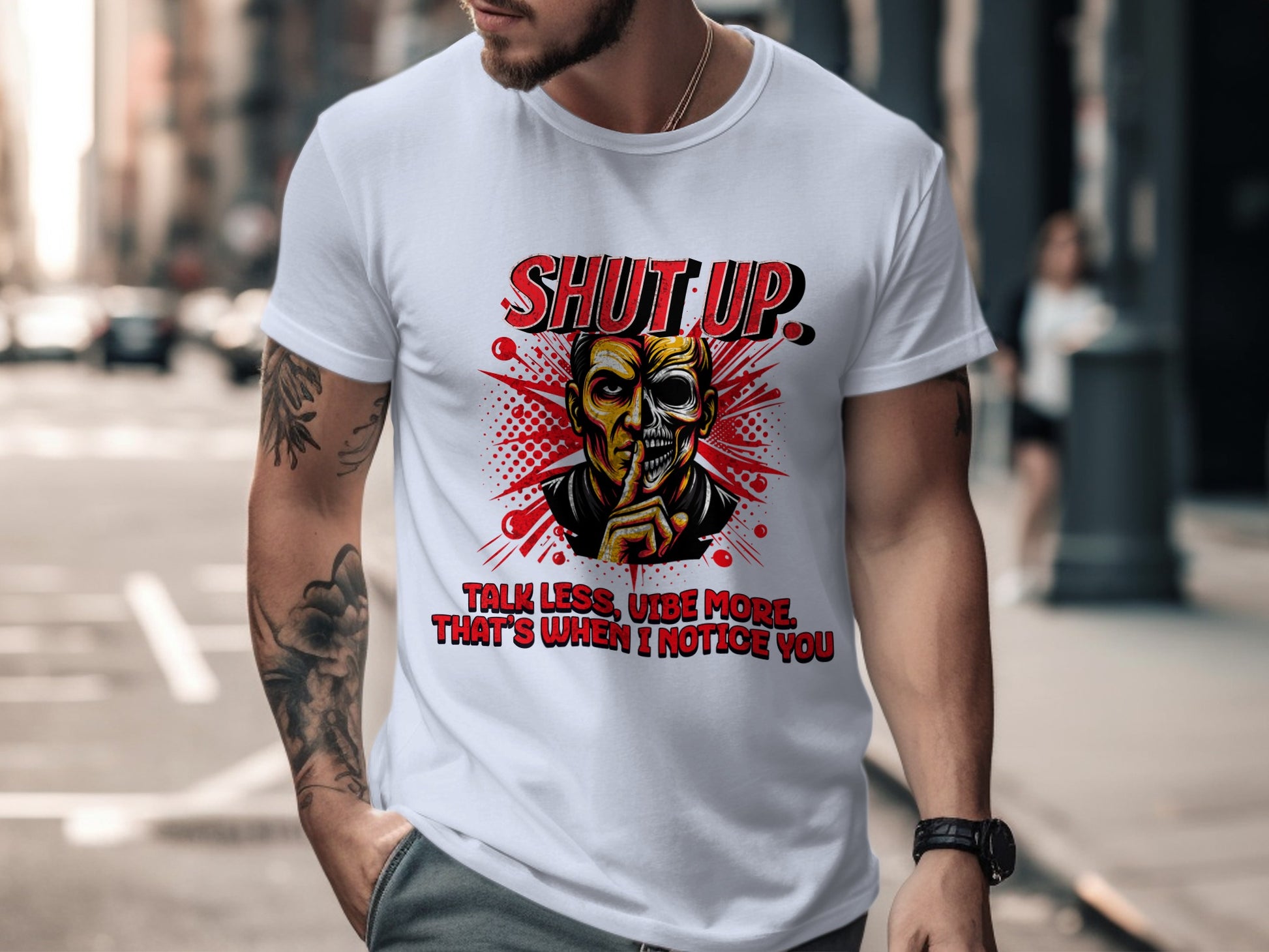 Shut Up Talk Less Observe More Graphic Tee product