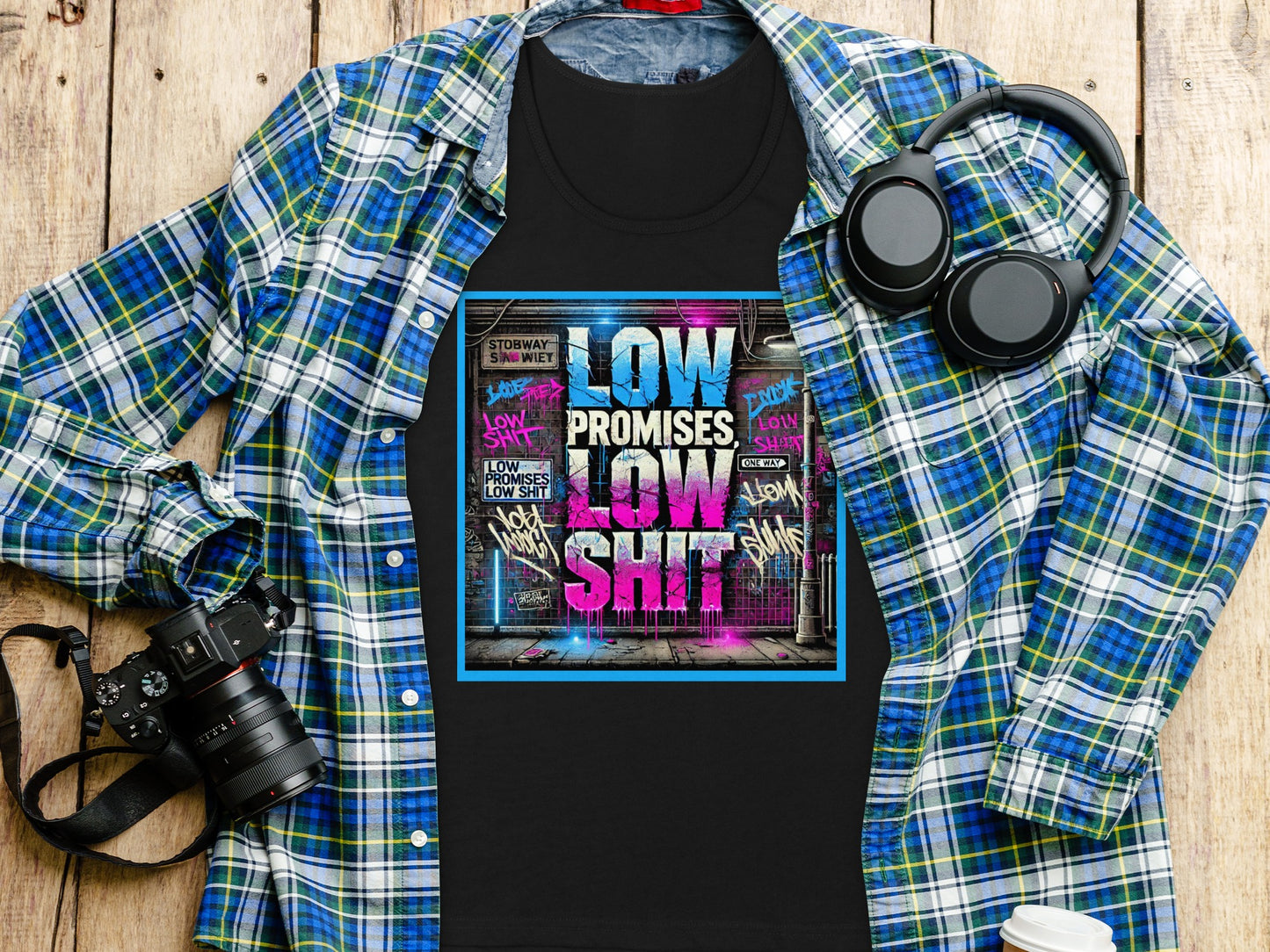 Low Promises Low Shit Graphic T-shirt product