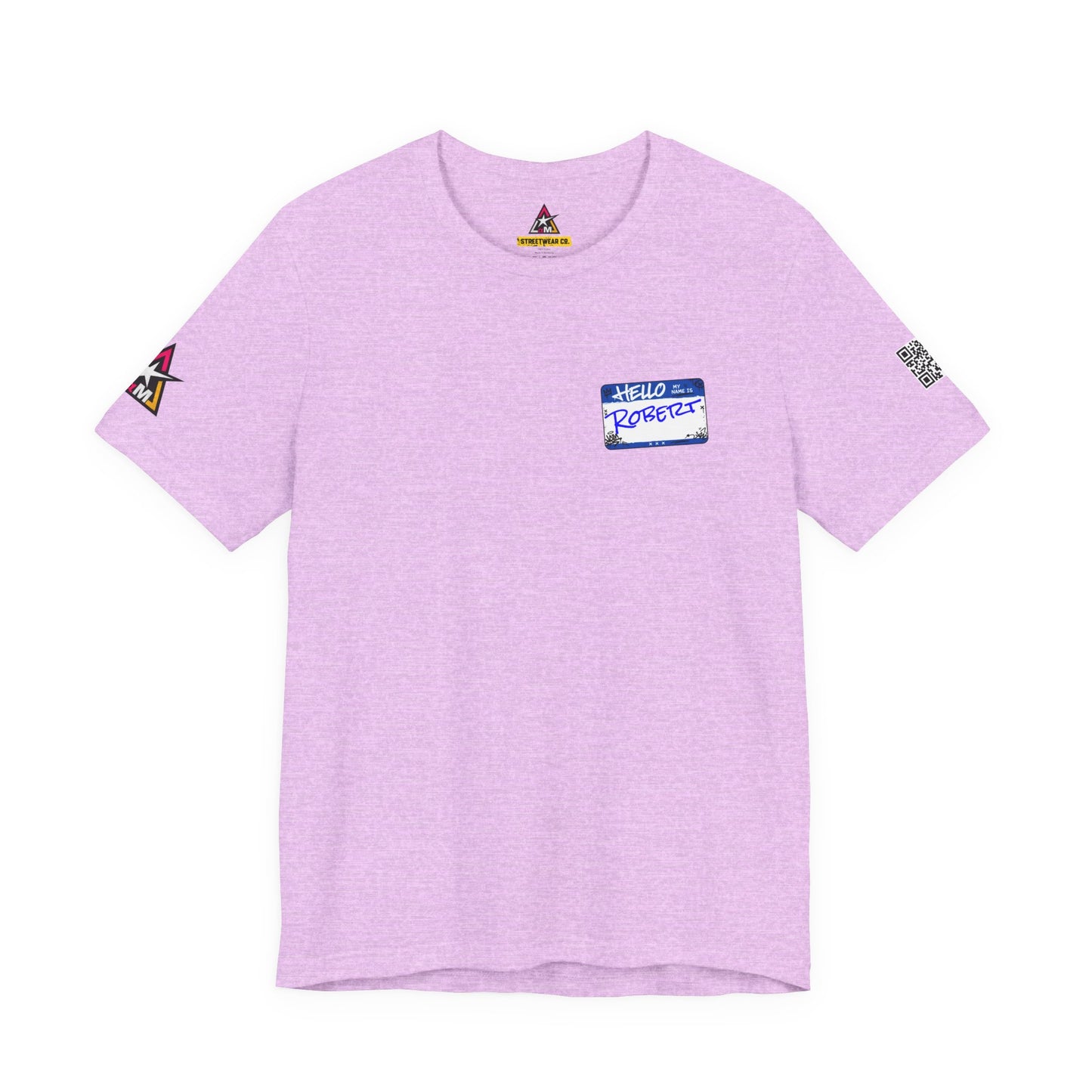 Custom Name Tag – Personalized Streetwear Graphic Tee