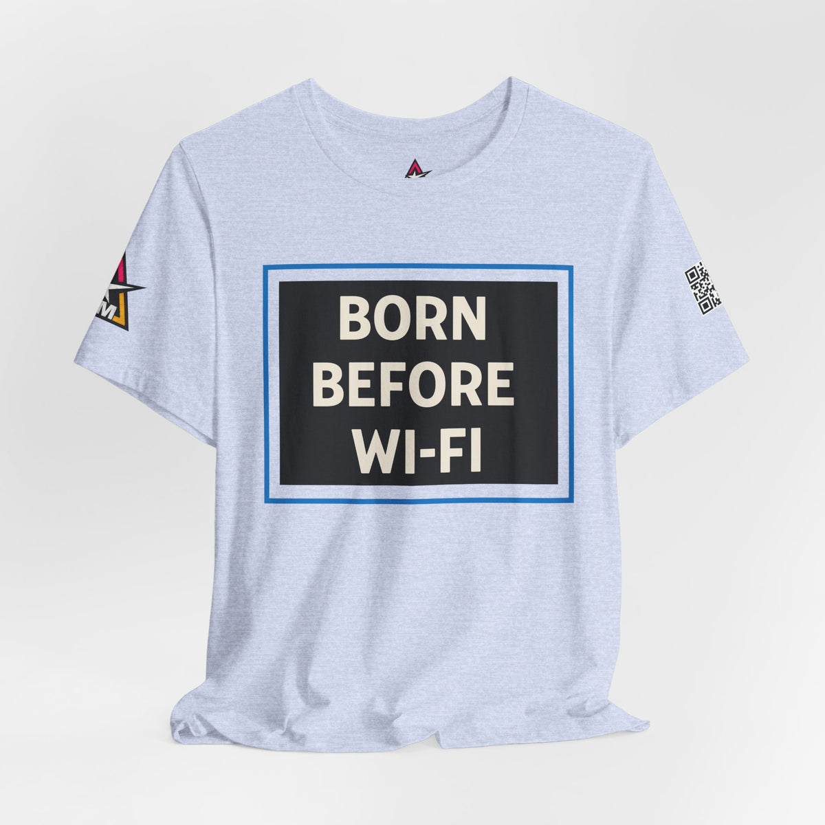 BORN BEFORE WI-FI | Funny Retro Graphic Tee | Gen X & Millennial Streetwear
