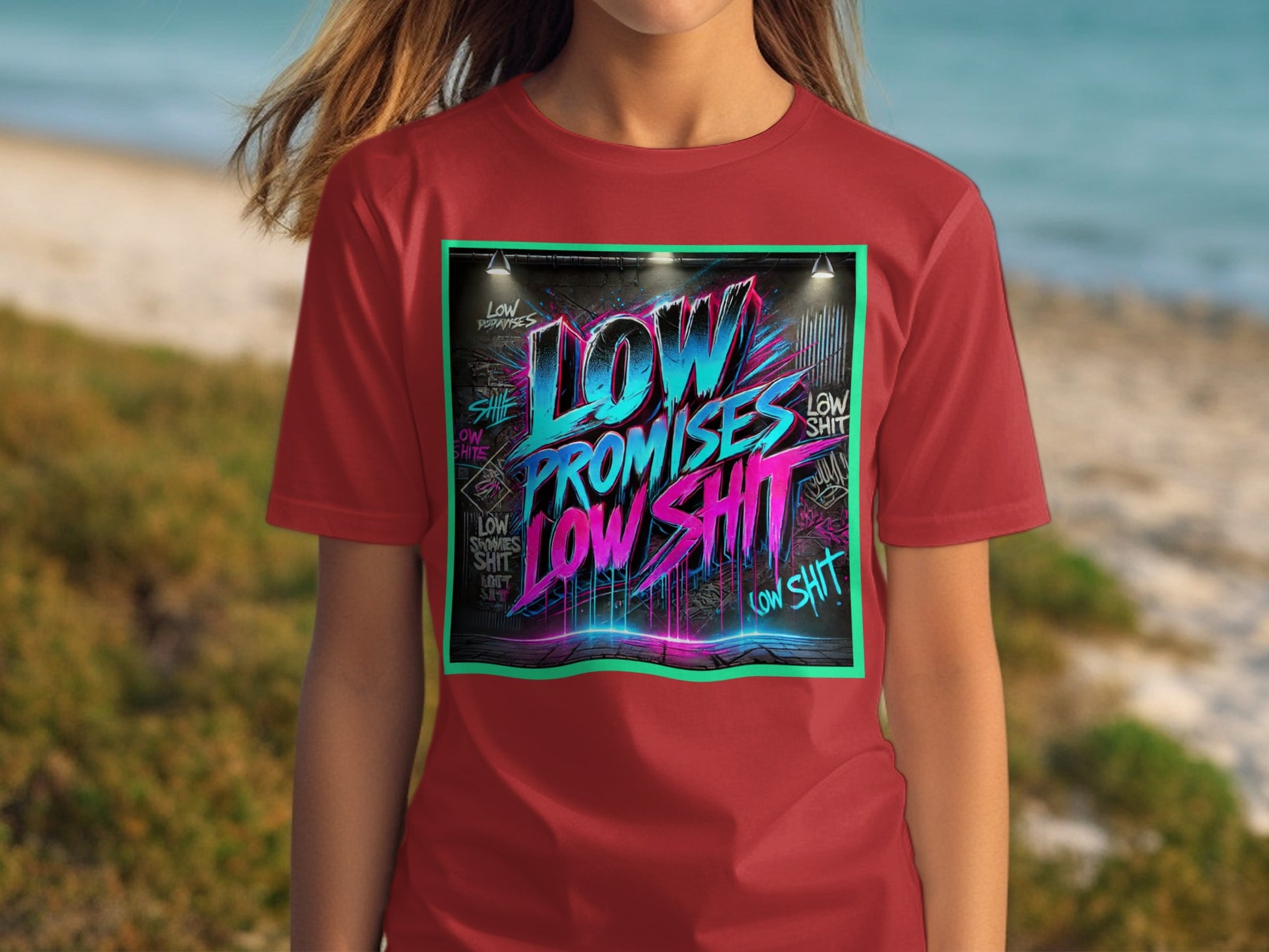 Low Promises Low Shit Graphic Tee Shirt product type