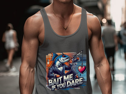 Bait Me If You Dare Graphic Men's Tank Top product