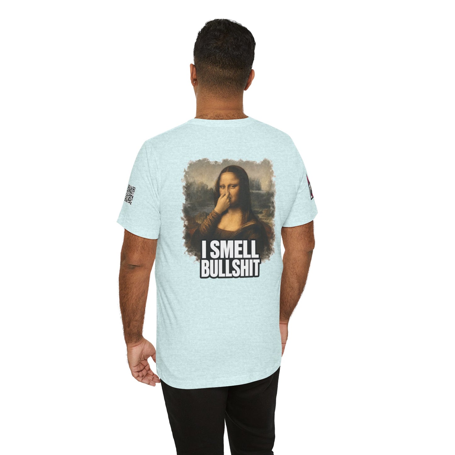 I Smell Bullshit – Funny Mona Lisa Parody Graphic Tee