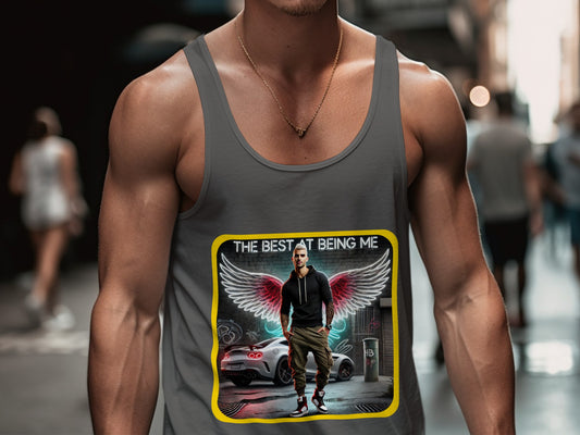 The Best At Being Me Angel Wing Graphic Tank product