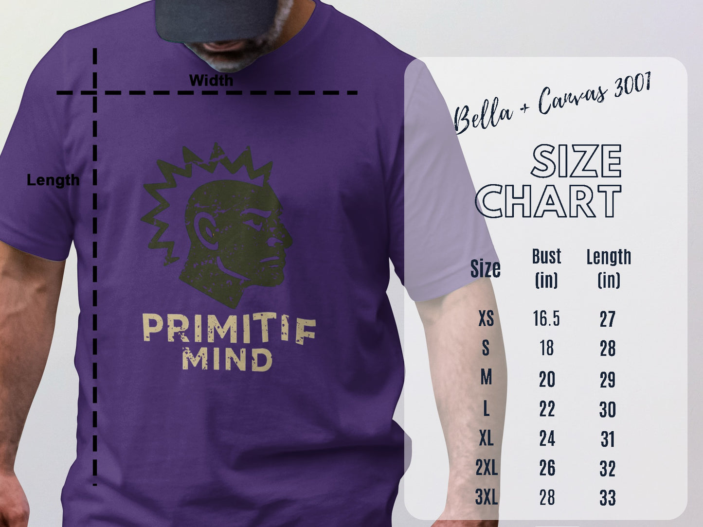 Primitif Mind Graphic Design Shirt Clothing product