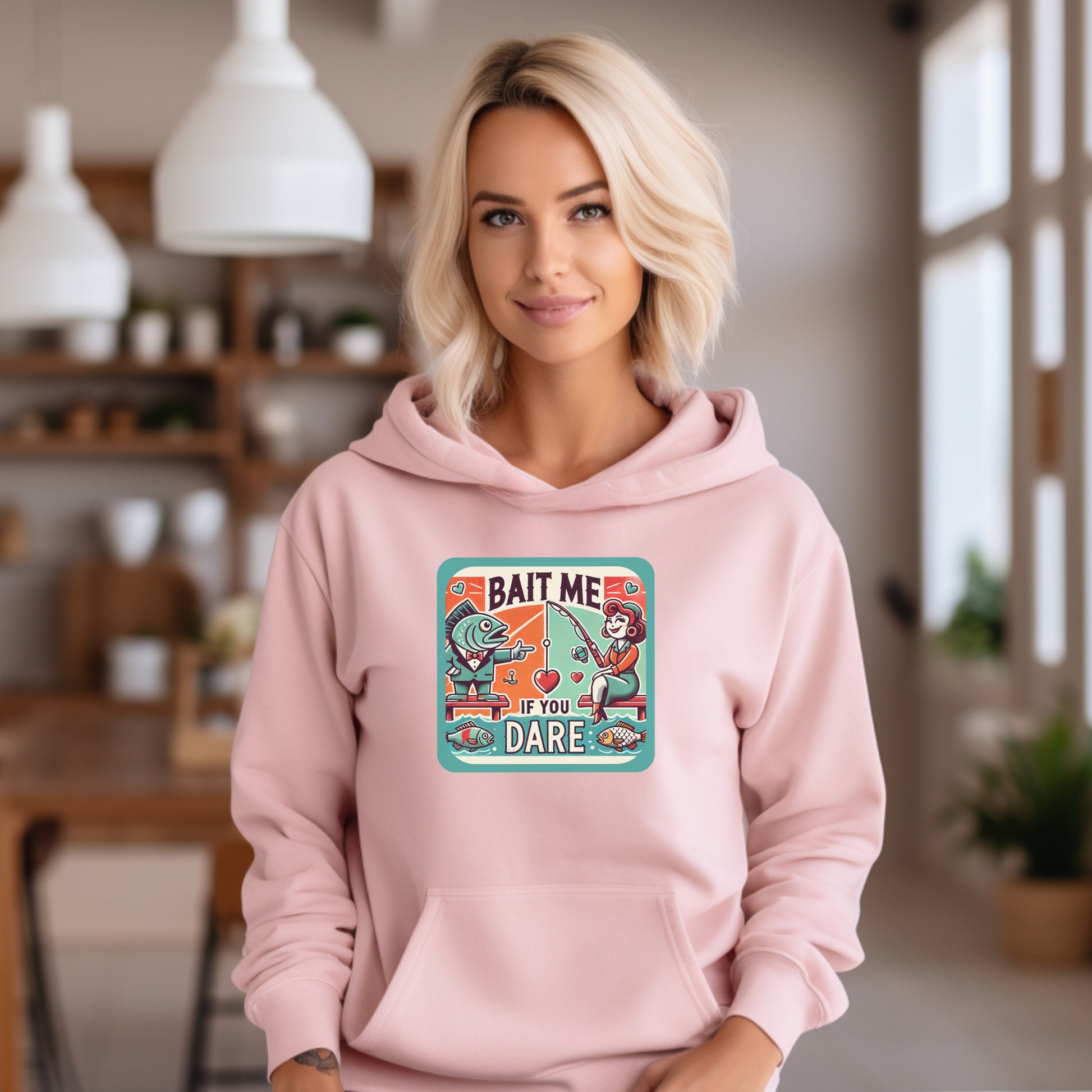 Bait Me If You Dare Graphic Printed Hoodie product