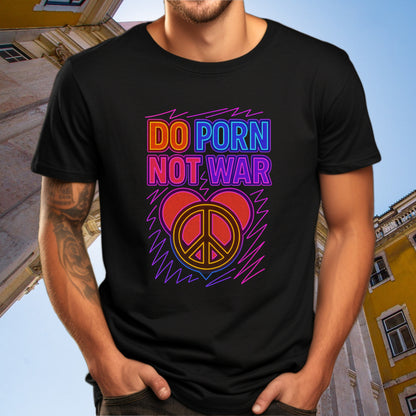 Do Porn Not War Peace Sign Bear T-Shirt product