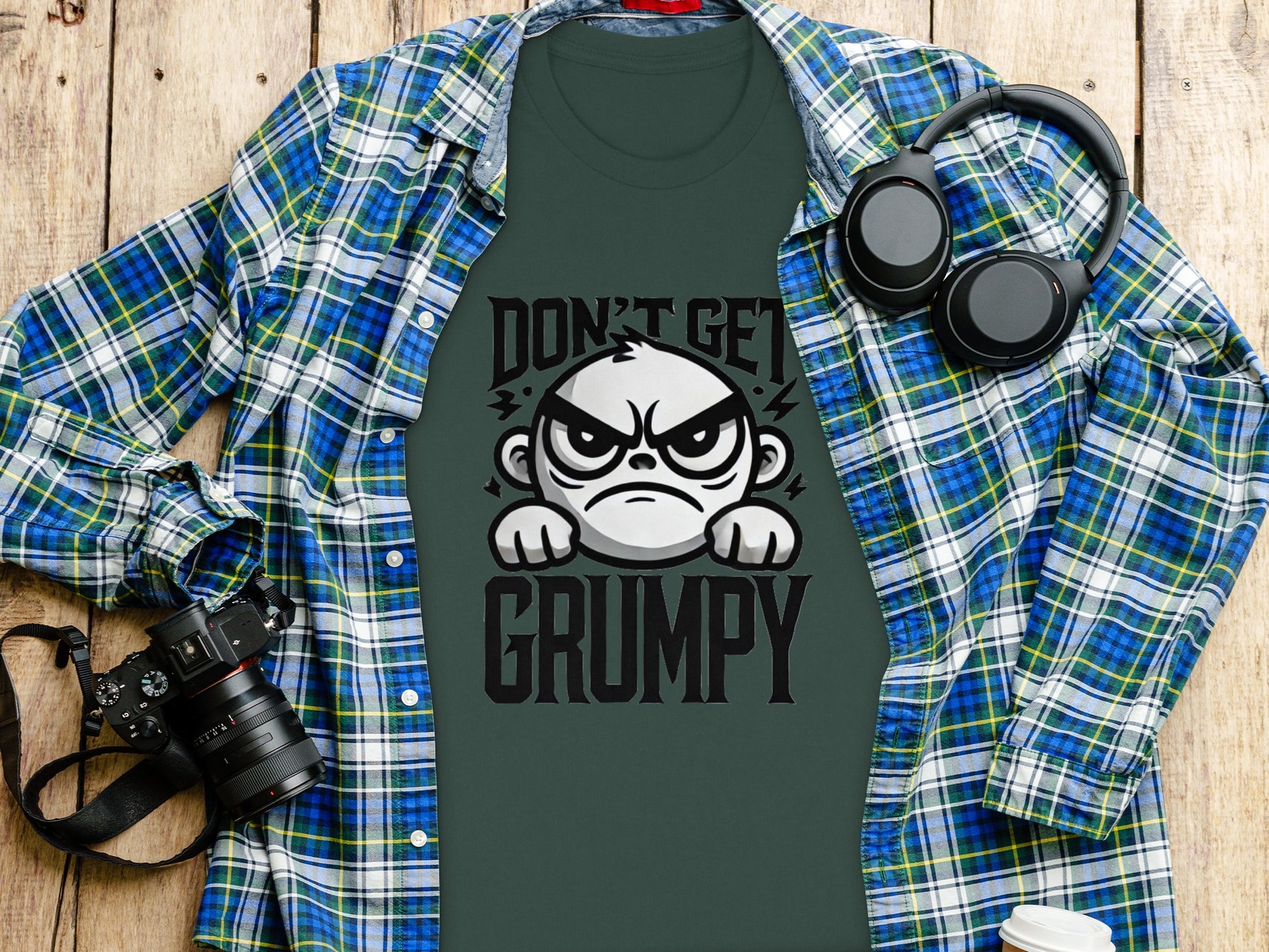 Don't Get Grumpy Graphic T-shirt product type