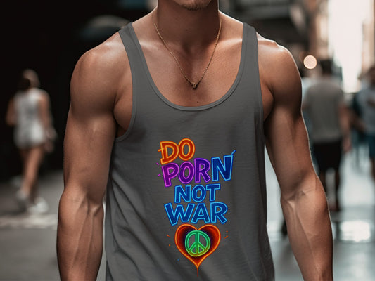 Do Porn Not War Peace Symbol Men's Tank product