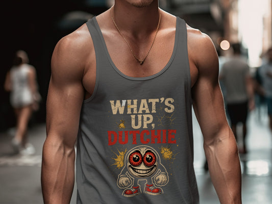 What's Up Dutchie Monster Graphic Tank Top product