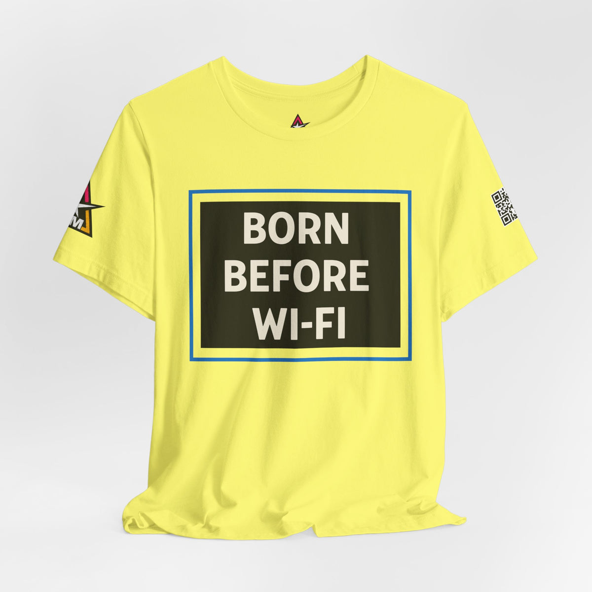 BORN BEFORE WI-FI | Funny Retro Graphic Tee | Gen X & Millennial Streetwear