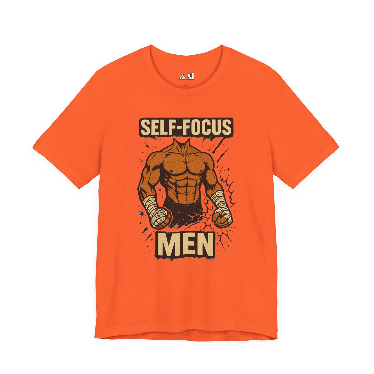 Fighter Self-Focus Men Muscle Power – Unisex Streetwear Graphic Tee