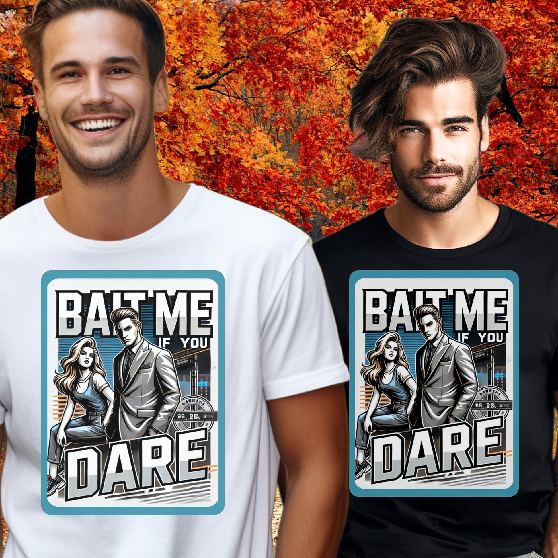 Bold Graphic Tee with Dare Printed Design product type