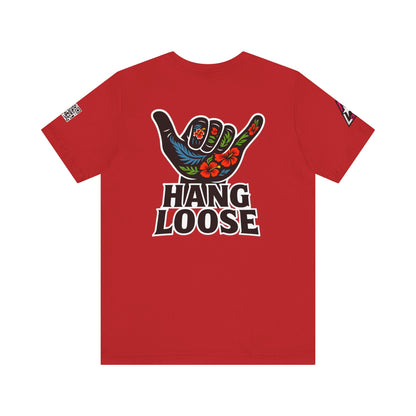 Hang Loose Graphic T-Shirt | Shaka Hand Tee | Tropical Surf Streetwear