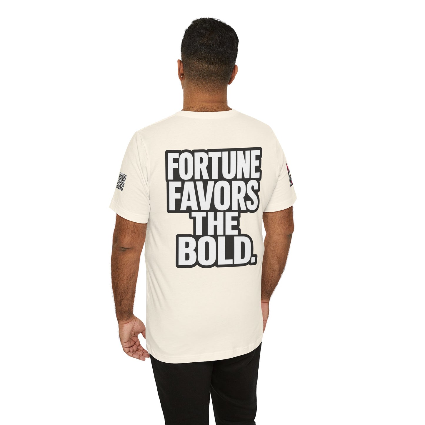 Fortune Favors the Bold – Motivational Streetwear Graphic Tee