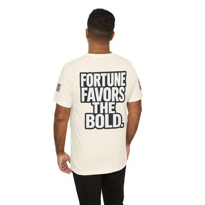 Fortune Favors the Bold – Motivational Streetwear Graphic Tee