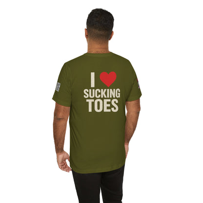 I Love Sucking Toes – Funny Dirty Humor Graphic Tee