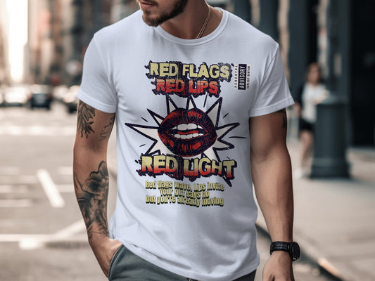Red Flags Red Lips Red Light Enthusiast T-shirt product