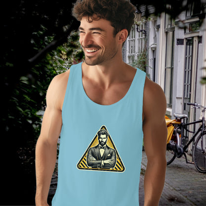Stylish Graphic Tank Top Casual Sleeveless Shirt product