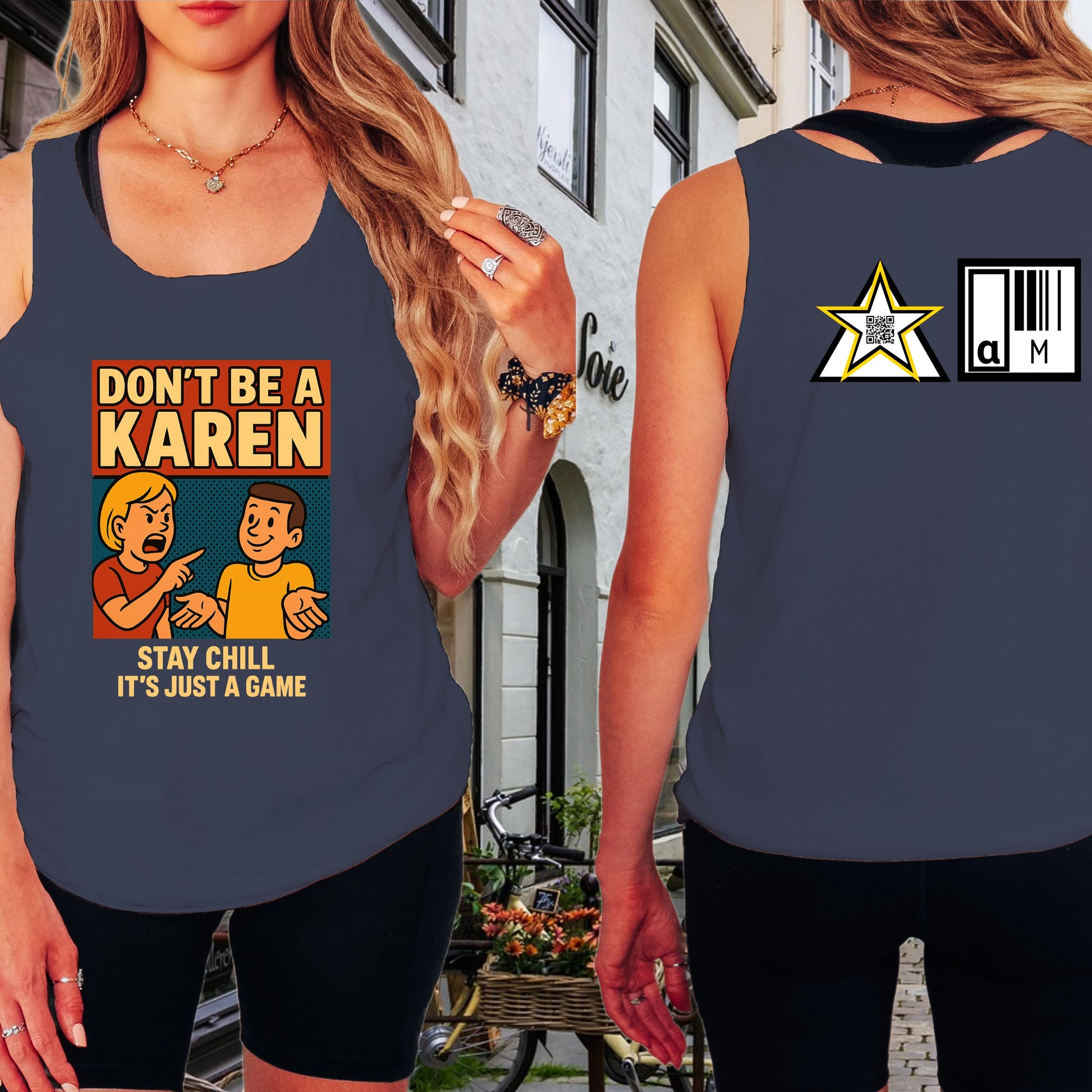 Funny Stay Chill It's Just a Game Graphic Tank Top product
