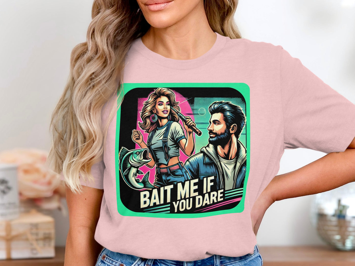 Bait Me If You Dare Graphic Tee Shirt product type