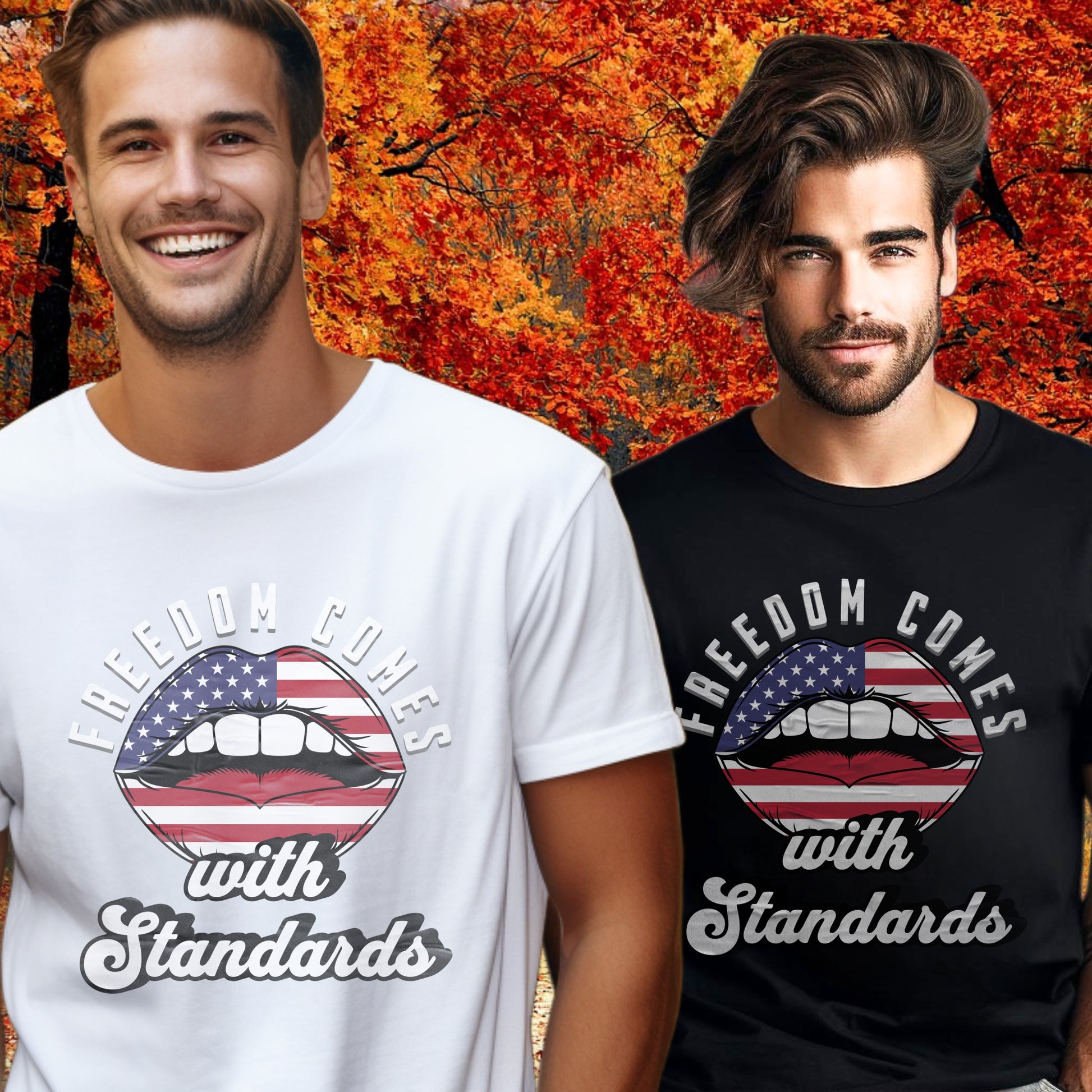Freedom Comes With Standards Graphic T-Shirt product type