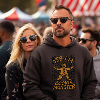 Yes I'm Cookie Monster Graphic Hoodie product type
