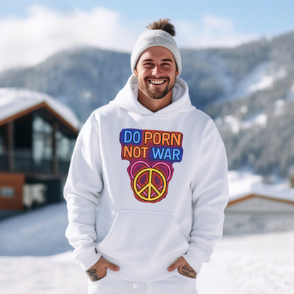 Do Porn Not War Graphic Hoodie product