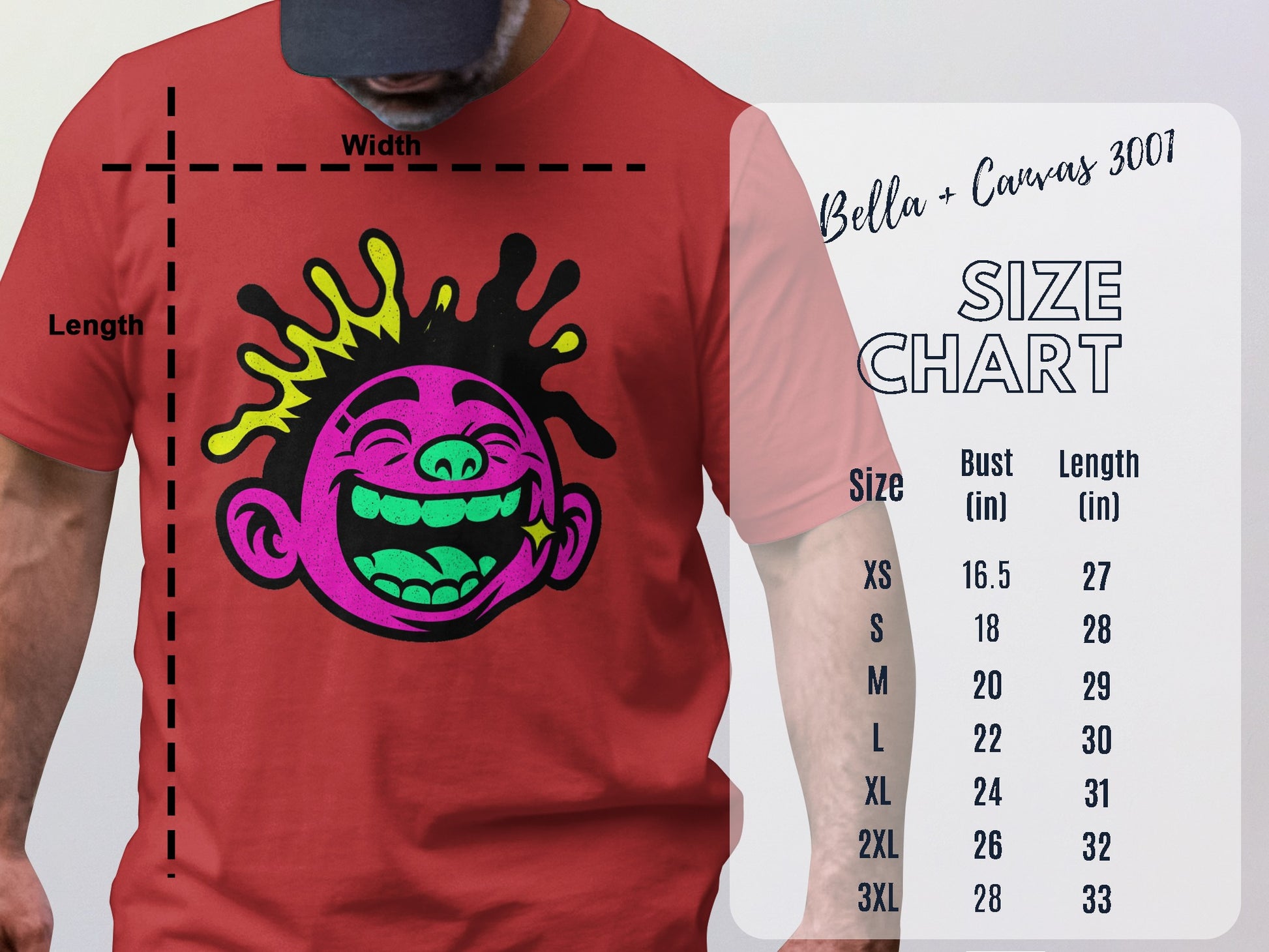 Bright Graphic Tee with Exciting Multicolor Print Design